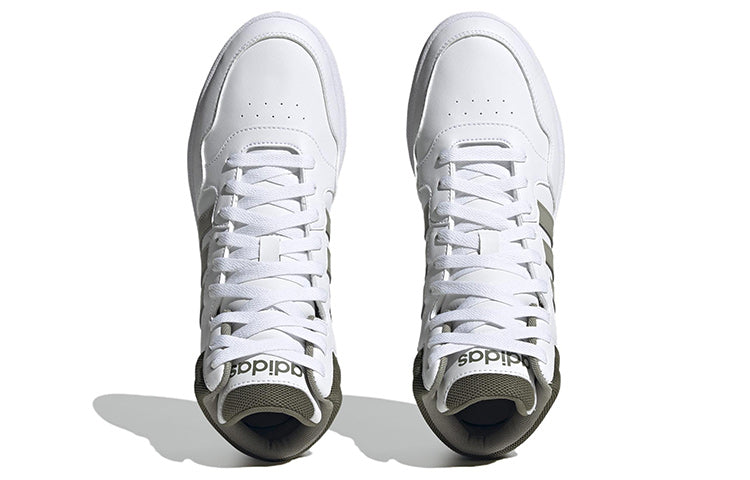 adidas Hoops 3.0 Mid Classic 'White Olive Strata' HP7894