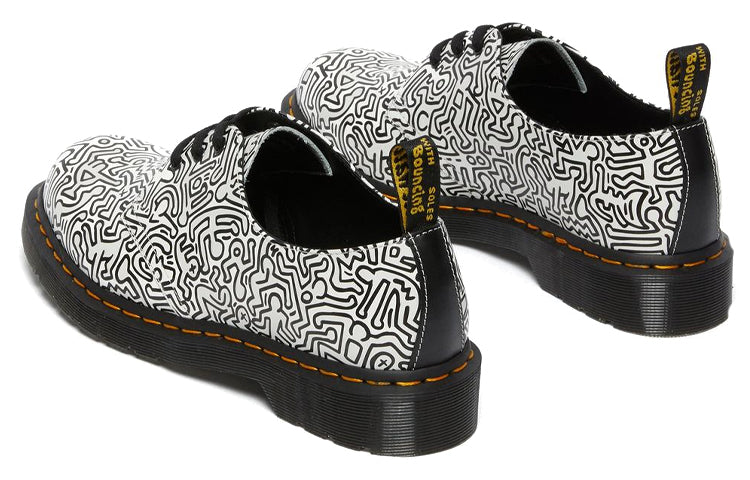 Dr. Martens Keith Haring 1461 Printed 'Black White' 26833009