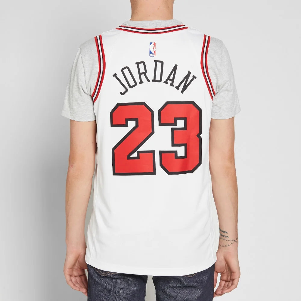 Nike Michael Jordan Association Edition Swingman Jersey (Chicago Bulls) SW 'White' AO2916-100