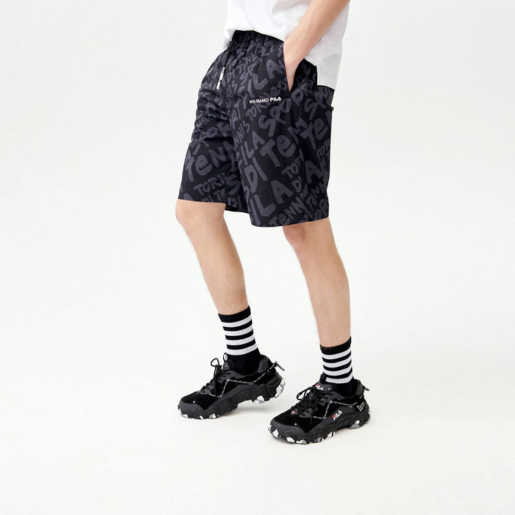 FILA FUSION Woven Sports Shorts Black T11M121807F-BK