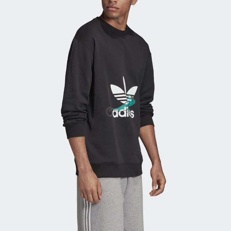 adidas originals Sweatshirt Print Men Black FM3701