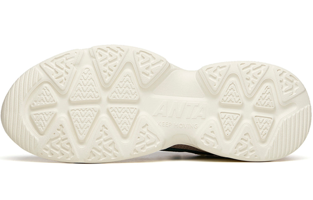 ANTA Retro Chunky Dad Sneakers 'White Green' 111938822R-17