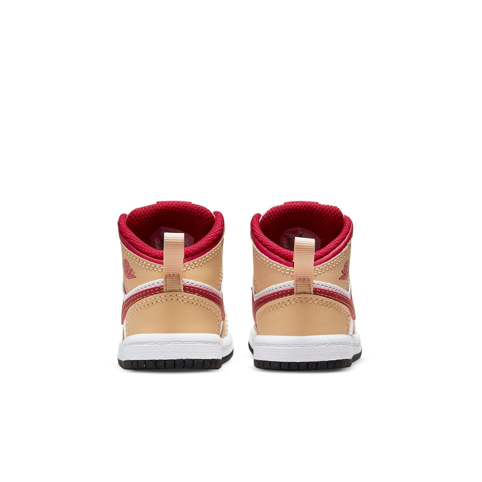 (TD) Air Jordan 1 Mid 'Light Curry Cardinal Red' 640735-201