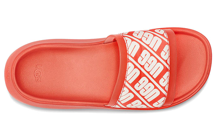 (WMNS) UGG Ruette Beach Orange Red Slippers 1111072-PCRL