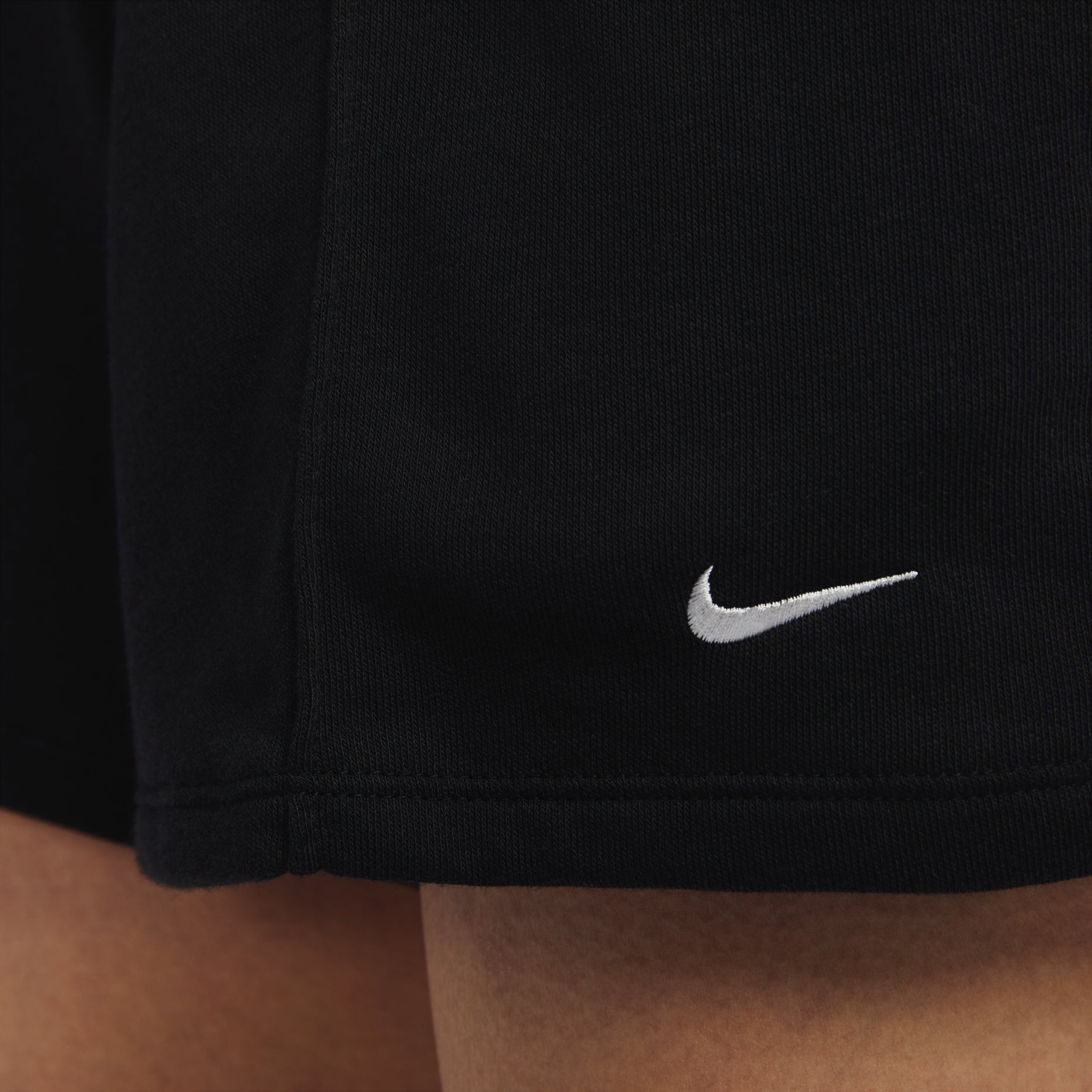 (WMNS) Nike Sportswear Chill Terry Mid-Rise 4" French Terry Shorts 'Black' HF6941-010