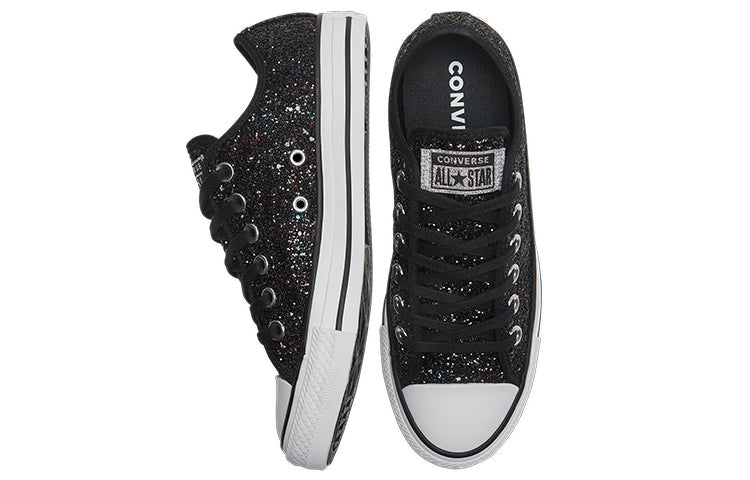 (WMNS) Converse Chuck Taylor All Star Low 'Glitter Shine - Black' 569405C