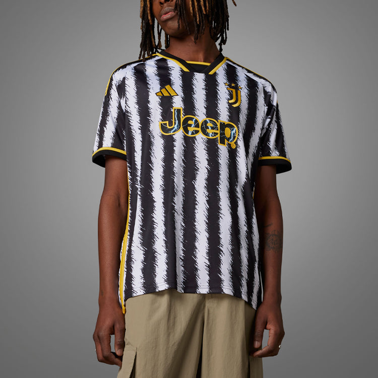 adidas Juventus 23/24 Home Jersey 'Black White' HR8256