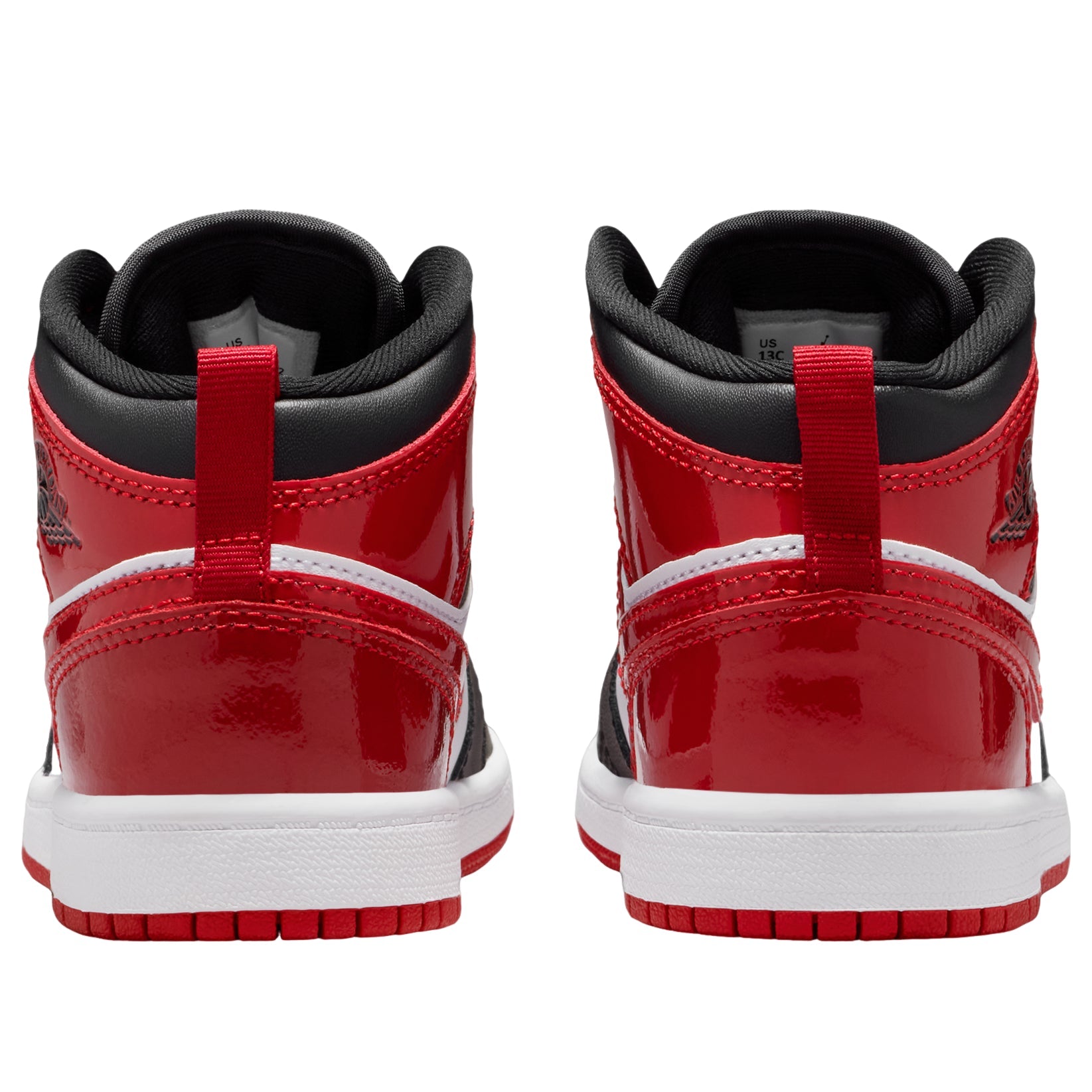 (PS) Air Jordan 1 Mid SE 'Patent Bred Toe' HV4444-006