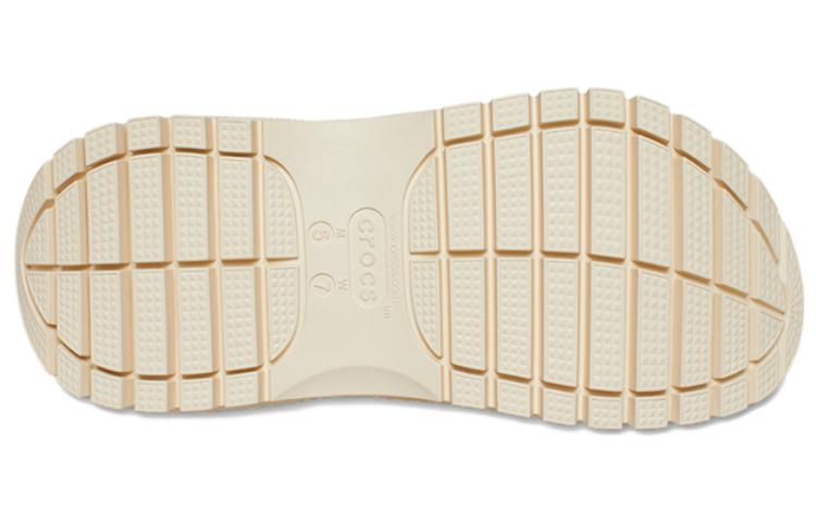 (WMNS) Crocs Mega Crush Shell and Pealrs Clogs 'Beige' 209287