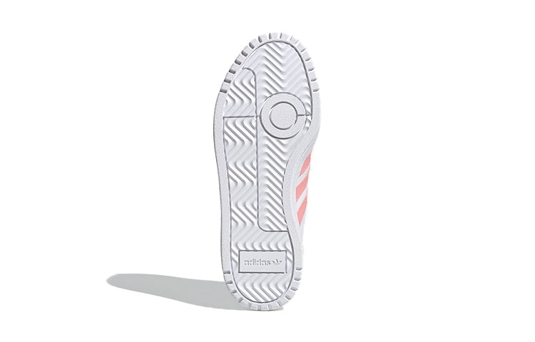 (GS) adidas originals Team Court J 'White Pink' EG9089