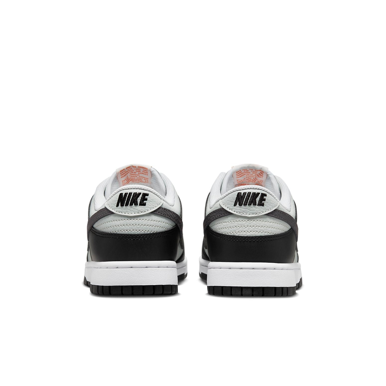 Nike Dunk Low 'Black Total Orange Mini Swoosh' FN7808-001