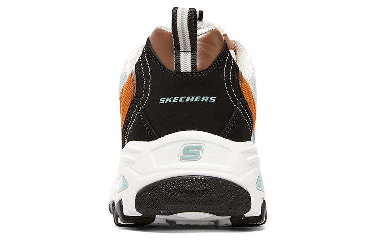 Skechers D'lites 1.0 Sneakers 'White Black Orange' 237153-BKMT