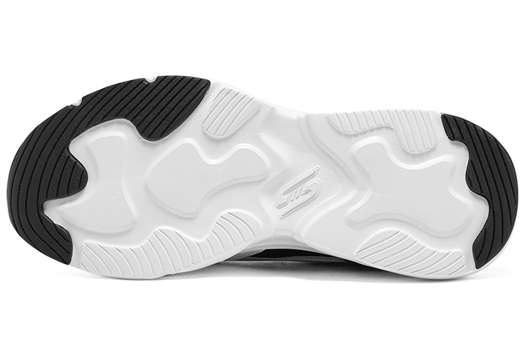 (WMNS) Skechers Bobs Bamina Shoes 'White Black Grey' 117366-WBK