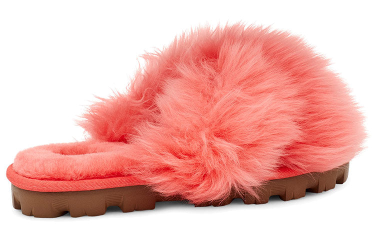 (WMNS) UGG Fuzzalicious Slipper coral red 1108917-PCRL
