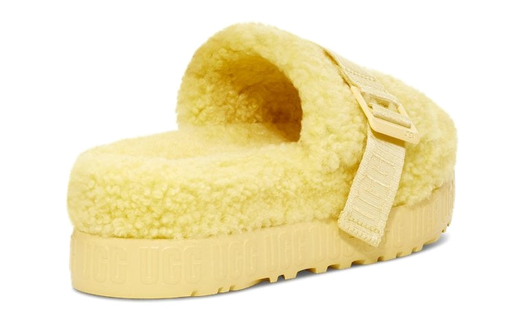 (WMNS) GG Fluffita Outdoor Thick Sole Yellow Sandals 1113475-MRT