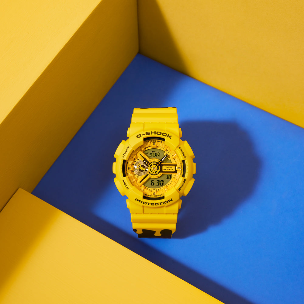CASIO G-Shock Analog-Digital 'Yellow' SLV-22A-9APFH