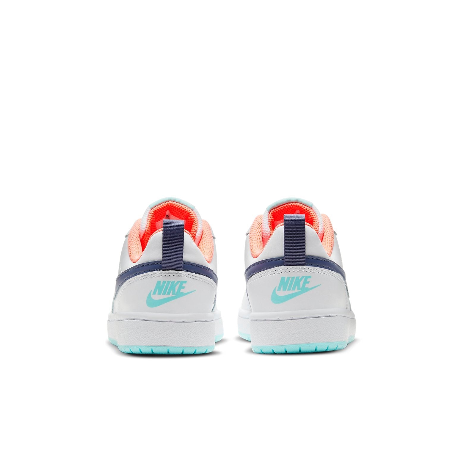 (GS) Nike Court Borough Low 2 'White Dark Purple Dust' BQ5448-112