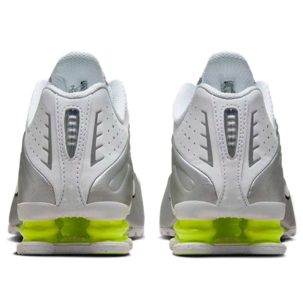 (WMNS) Nike Shox R4 'White Metallic Silver' AR3565-102