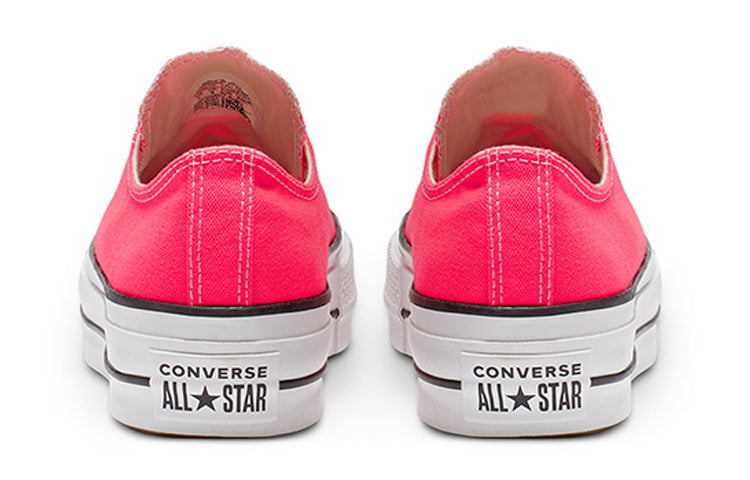 (WMNS) Converse Chuck Taylor All Star Clean Platform Low Top Thick Sole 'Red White' 565501C