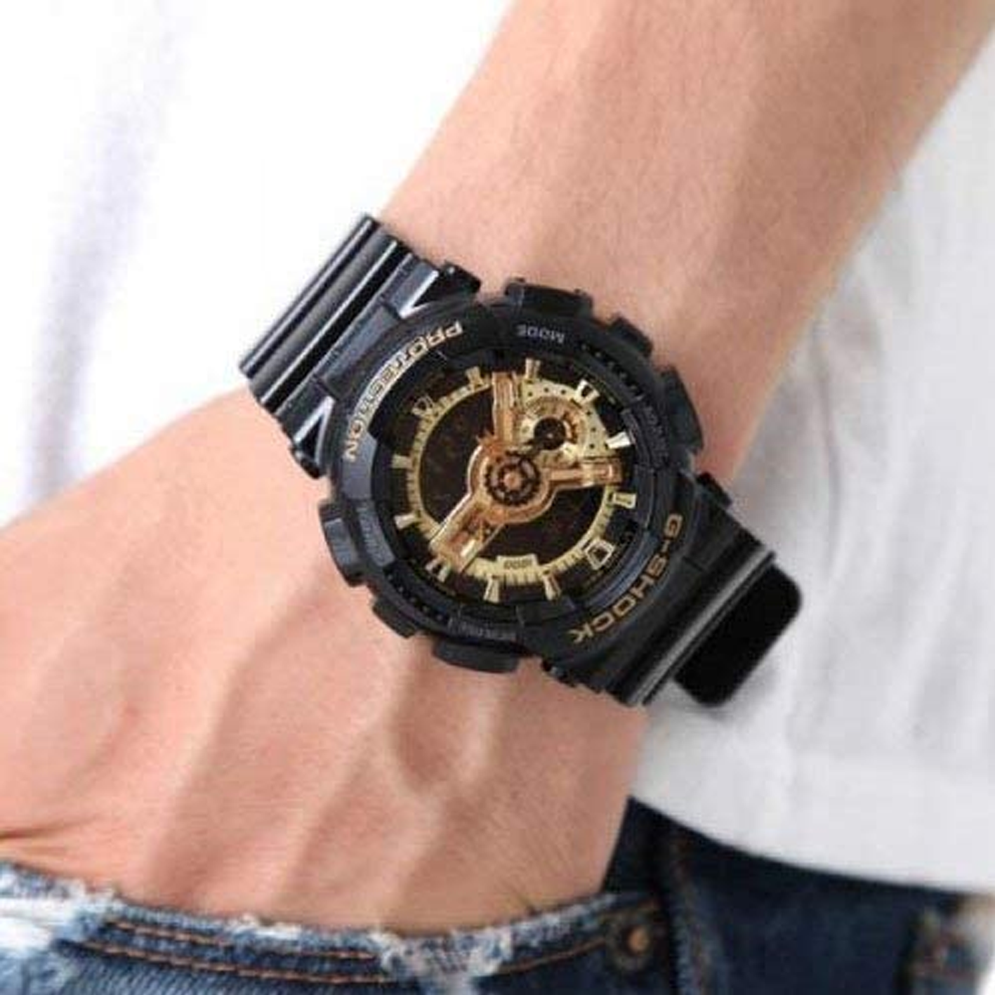 CASIO G-Shock Analog-Digital 'Black Gold' GA-110GB-1APRDBW