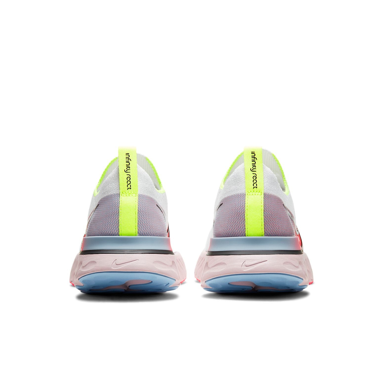 (WMNS) Nike React Infinity Run Flyknit 'White Laser Crimson' CW5636-100