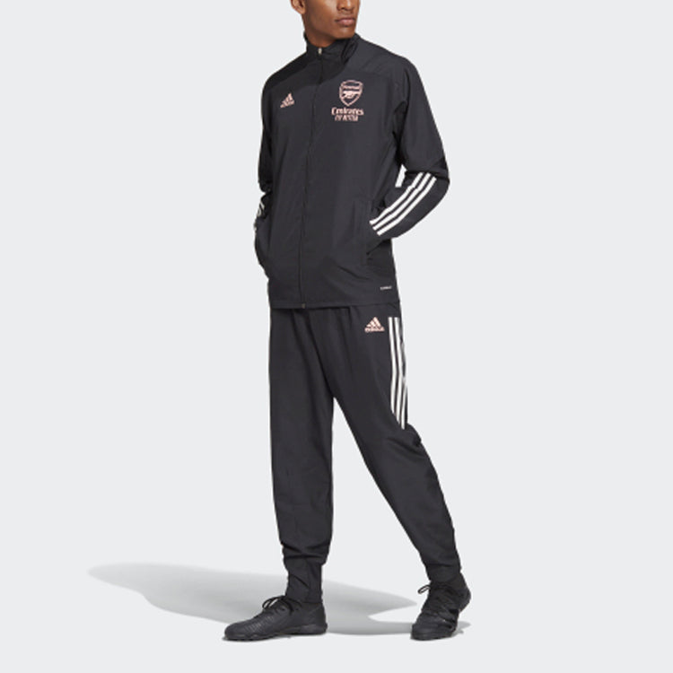 adidas Arsenal Soccer/Football Sports Jacket Black FQ6245