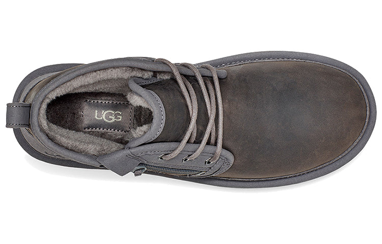 UGG Neumel Zip Fleece Lined Gray 1103883-DGRY