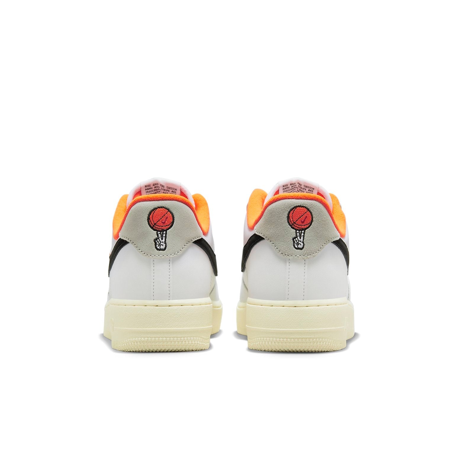 Nike Air Force 1 '07 LV8 'Hoops Pack - White Total Orange' DX3357-100