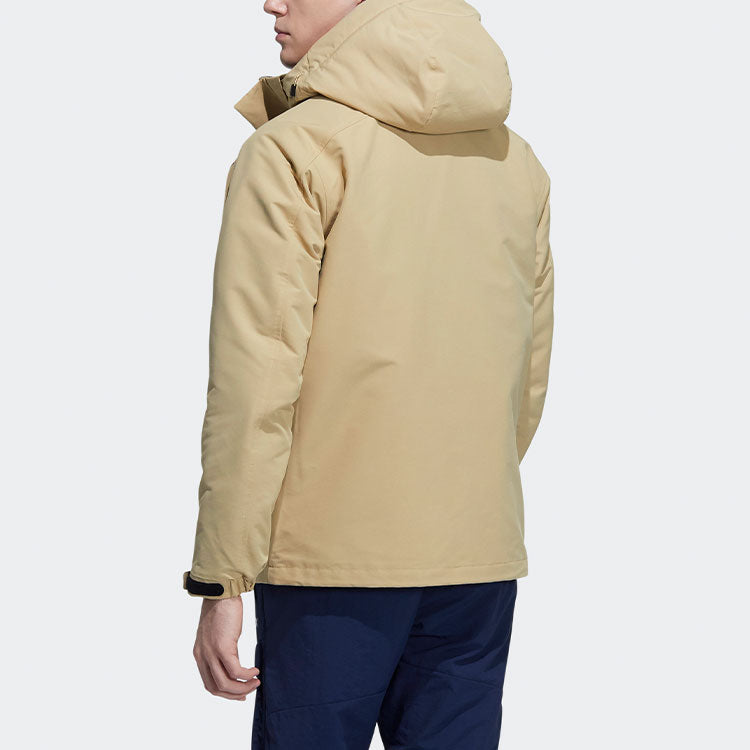 adidas 3in1 Dwn Jkt 3 In 1 Stay Warm Hooded Down Jacket Light Khaki H20771