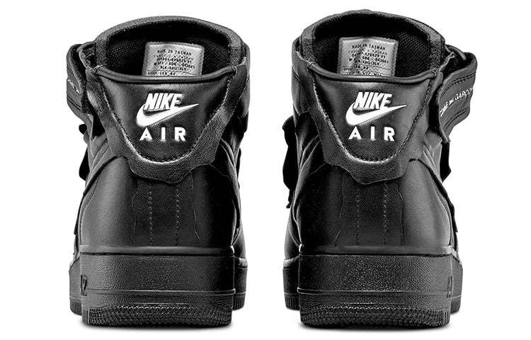Nike x COMME des GARCONS Air Force 1 Mid 'Triple Black' DC3601-001