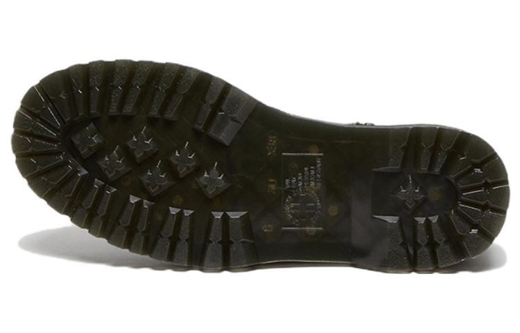 Dr. Martens Jadon II Boot Neon Star Leather Platforms 'Black Yellow' 27617002