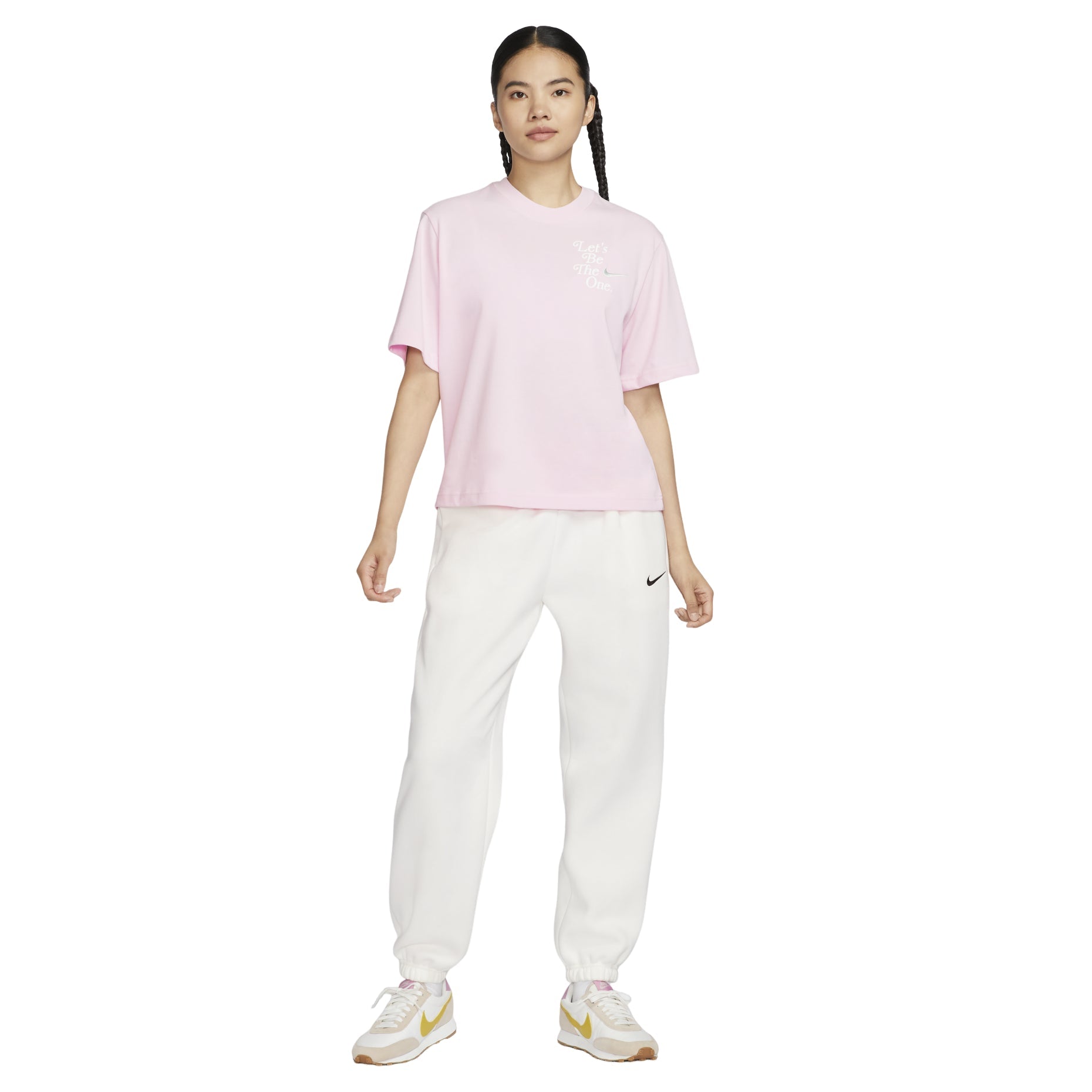 (WMNS) Nike Sportswear Boxy T-Shirt Asia Sizing 'Pink' HM4581-663