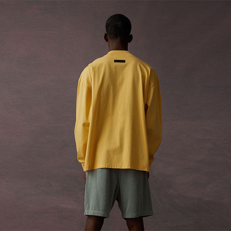Fear of God Essentials SS23 Long Sleeve Logo Tee 'Light Tuscan' 125BT222012F