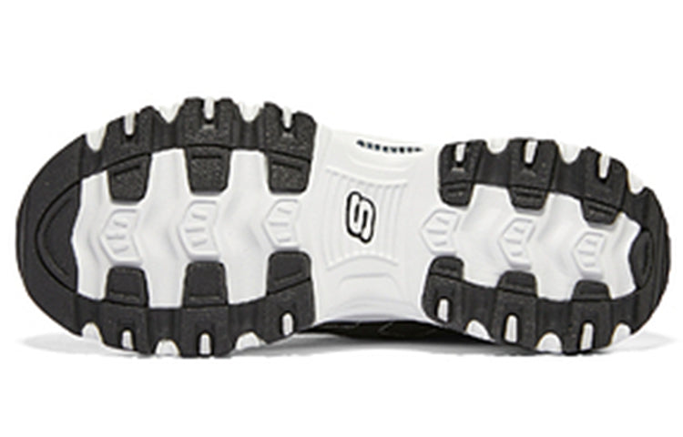 (WMNS) Skechers D'Lites 1.0 'Black White' 149787-BKW