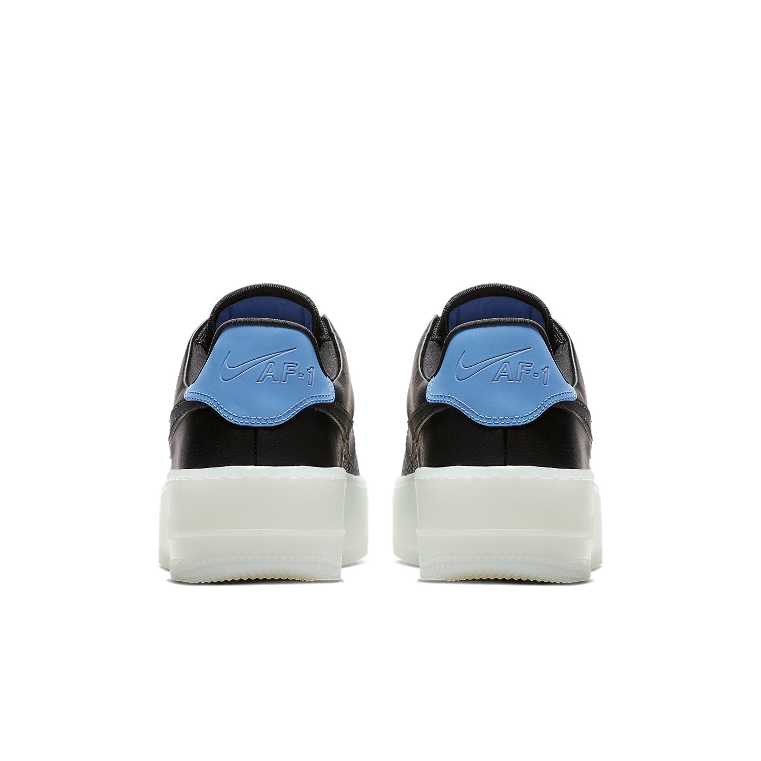 (WMNS) Nike Air Force 1 Sage Low LX 'Black White Blue' BV1976-001
