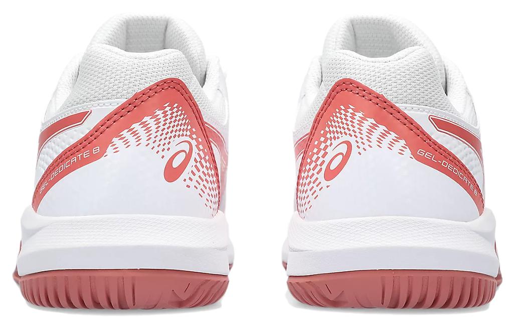 (WMNS) ASICS Gel-Dedicate 8 'White Light Garnet' 1042A237-100