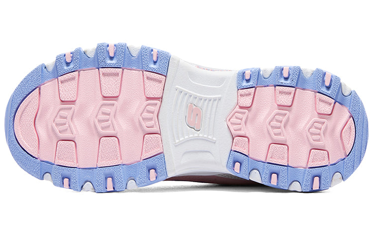 (GS) Skechers D'lites 'Pink Purple White' 302526L-PKBL