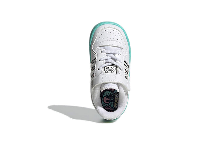 (TD) adidas originals Forum Low x Kevin Lyons 'White Black Blue' H01442