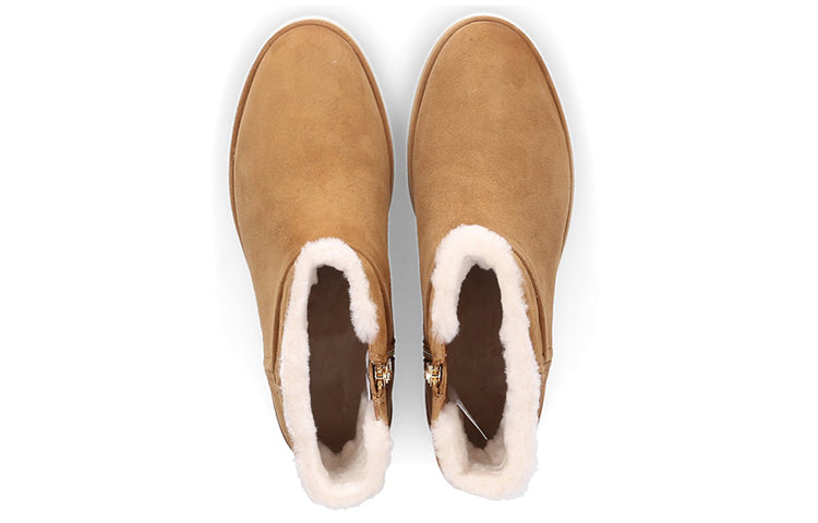 (WMNS) UGG Classic Mini BLVD Snow Boots Brown 1108143-BUN