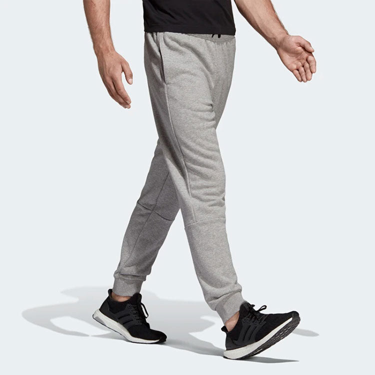 adidas Mh Bos Pnt Ft Logo Printing Bundle Feet Sports Long Pants Asia Edition light grey DT9959