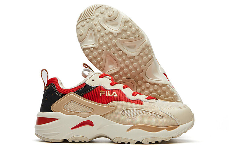 (WMNS) FILA Tracer Running Shoes Beige/Red F12W111127FAF