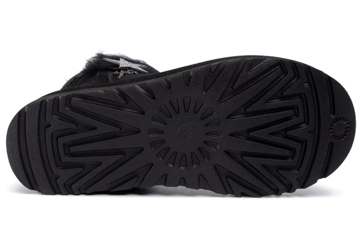 (WMNS) UGG Mini Bailey Star Snow Boots Black 1108930-BLK