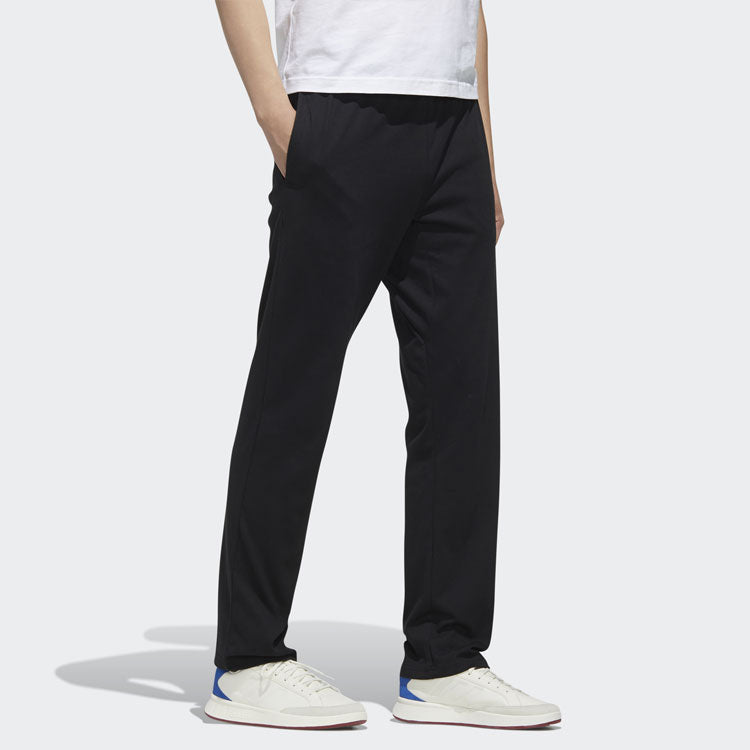 adidas neo M Esntl Lw Tp Logo Printed Slim-fit Sweatpants Black FP7435
