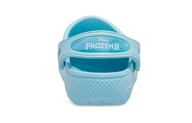 (PS) Crocs Frozen Printing Outdoor Flat Heel Sports Blue Sandals 207078-4O9