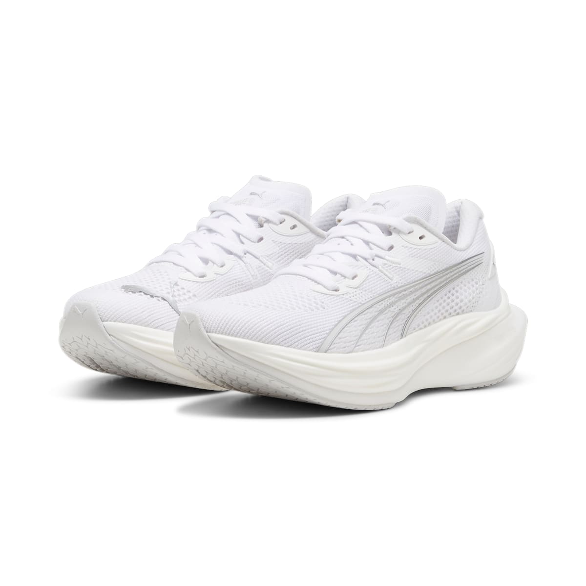 (WMNS) PUMA Deviate Nitro 3 'White Grey Silver' 309708-10
