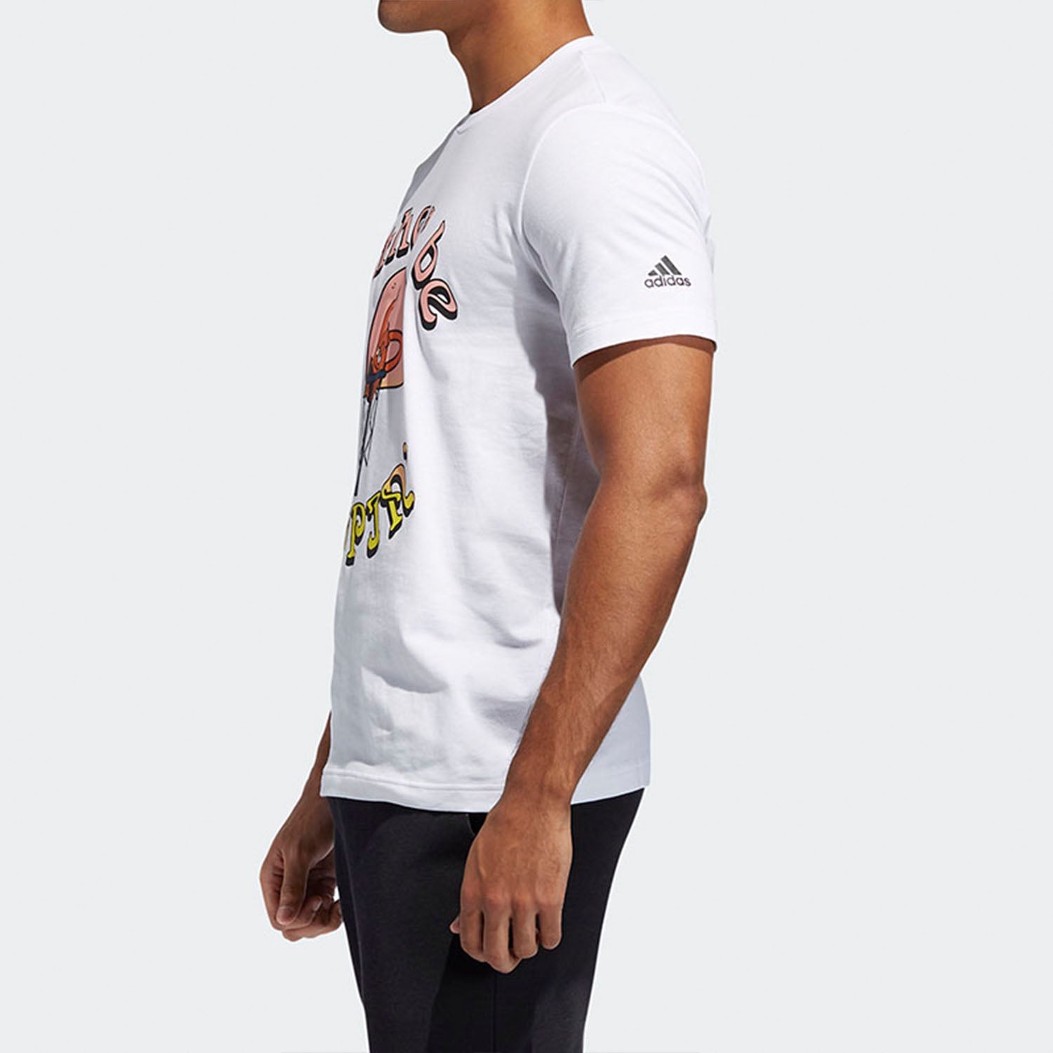 adidas LIL STRIPE RBH Basketball Tee 'White' FS9980
