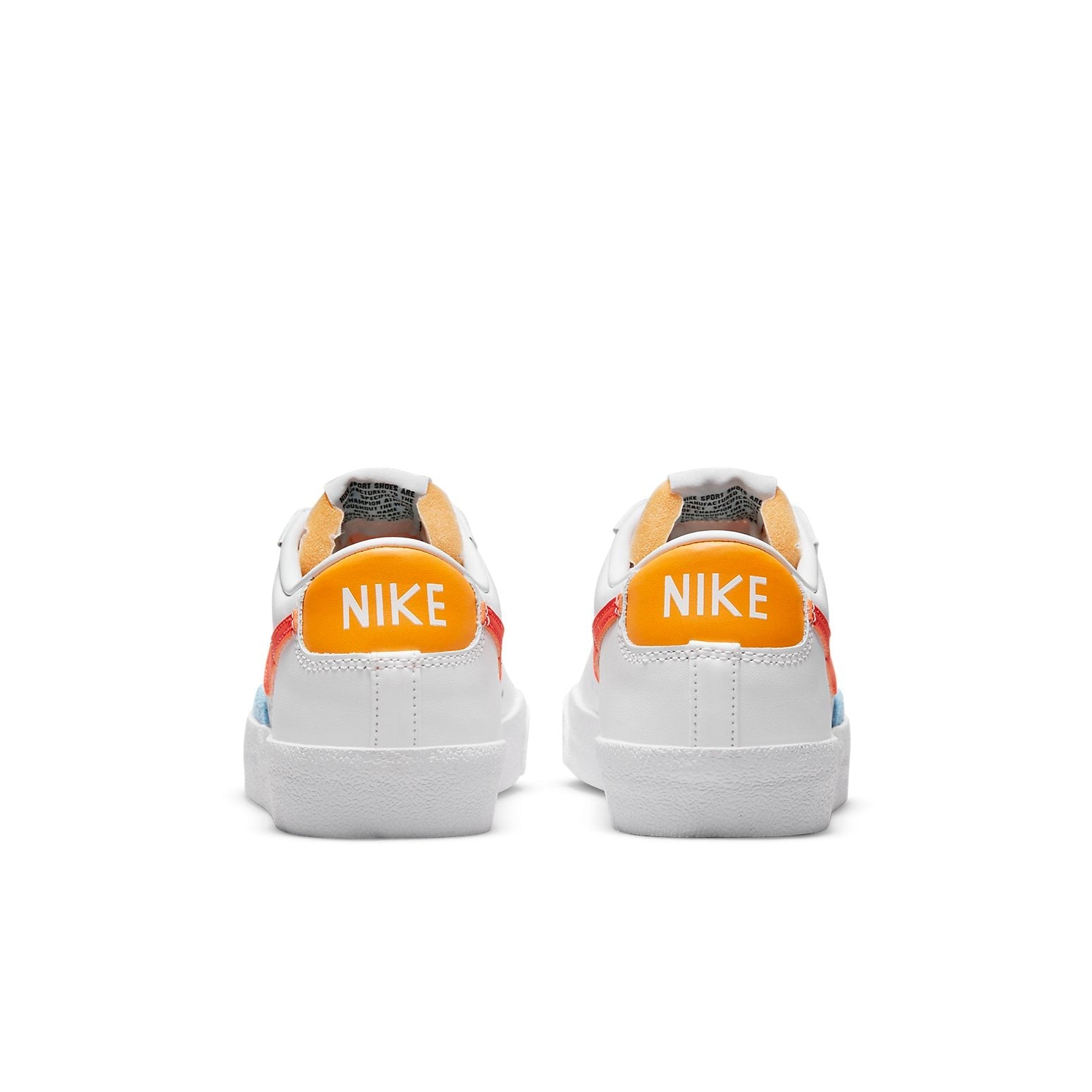 (WMNS) Nike Blazer Low '77 'White Orange' DC4769-105