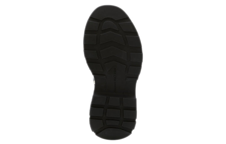 (WMNS) Alexander McQueen Leather Tread Ankle Boots 'Black' 685692WHZ851081