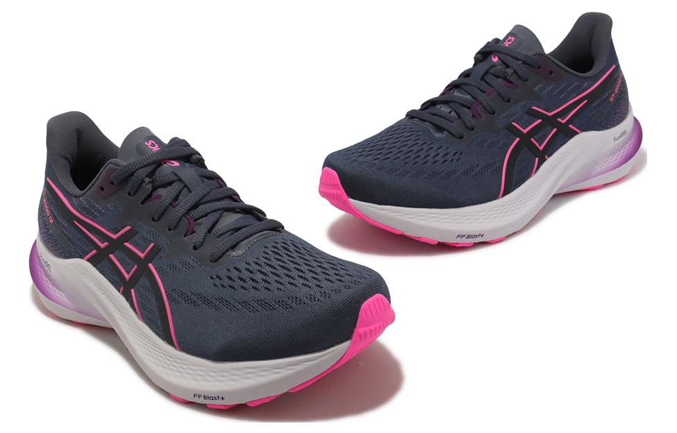 (WMNS) ASICS GT-2000 12 D Wide 'Navy Pink' 1012B504022