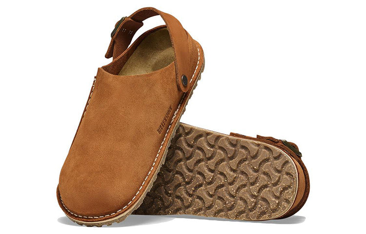 Birkenstock Lutry Premium Suede Leather 'Mink' 1025335